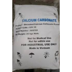 Calcium carbonate (CaCO₃)